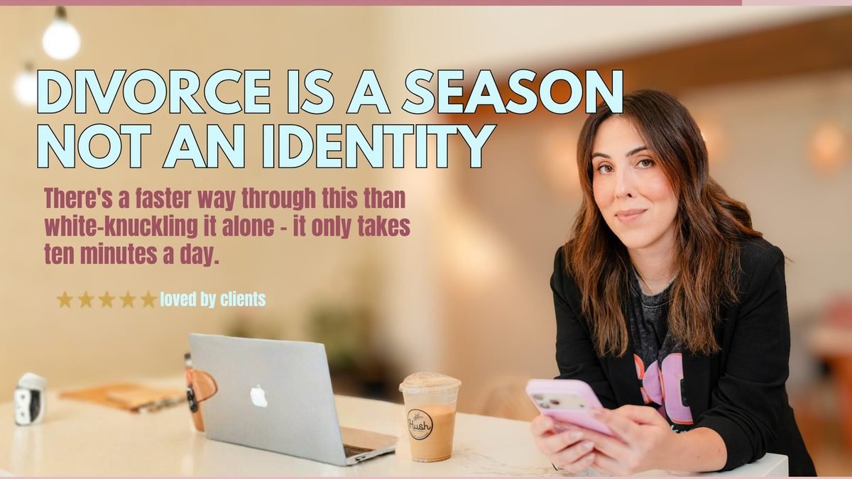 Divorce is a season, not an identity. She's Not Done, the 30-day reset.